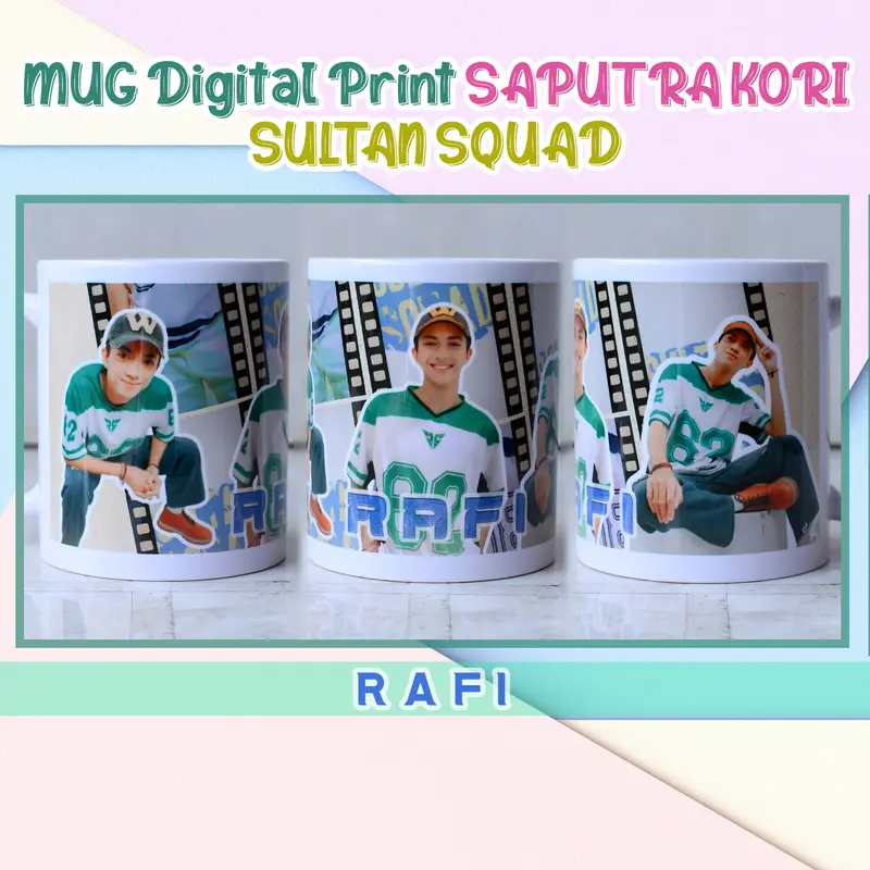 Gelas Mug Saputra Kori Bonus 25 Photocard Saputrakori Gratis Unofficial Fans Made 4