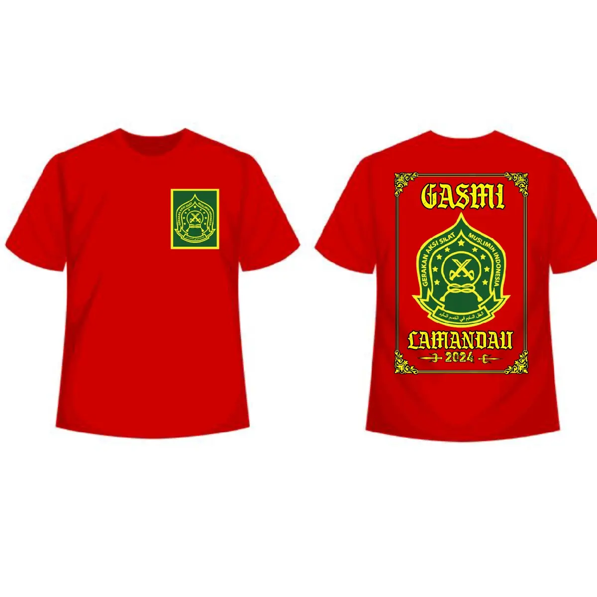 kaos pagar nusa GASMI LAMANDAU 2024 PEMBELIAN 2 GRATIS 1 KAOS  (SEMUA UKURAN)