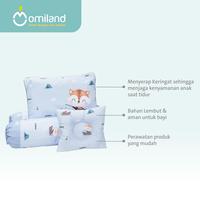 Gambar Omiland Bantal Guling Set + Bantal Peang Fox Series OB37311 OB37312 - Biru dari Dialogue Group Store Kota Bandung 2 Tokopedia