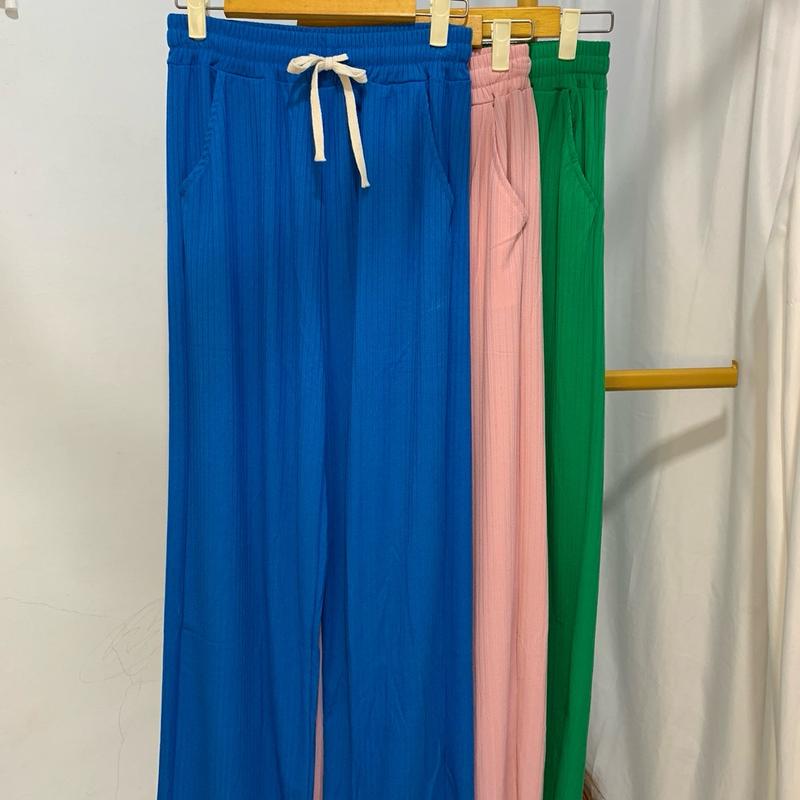 Celana Knit Kulot Import Wanita Panjang - Model Terbaru 3