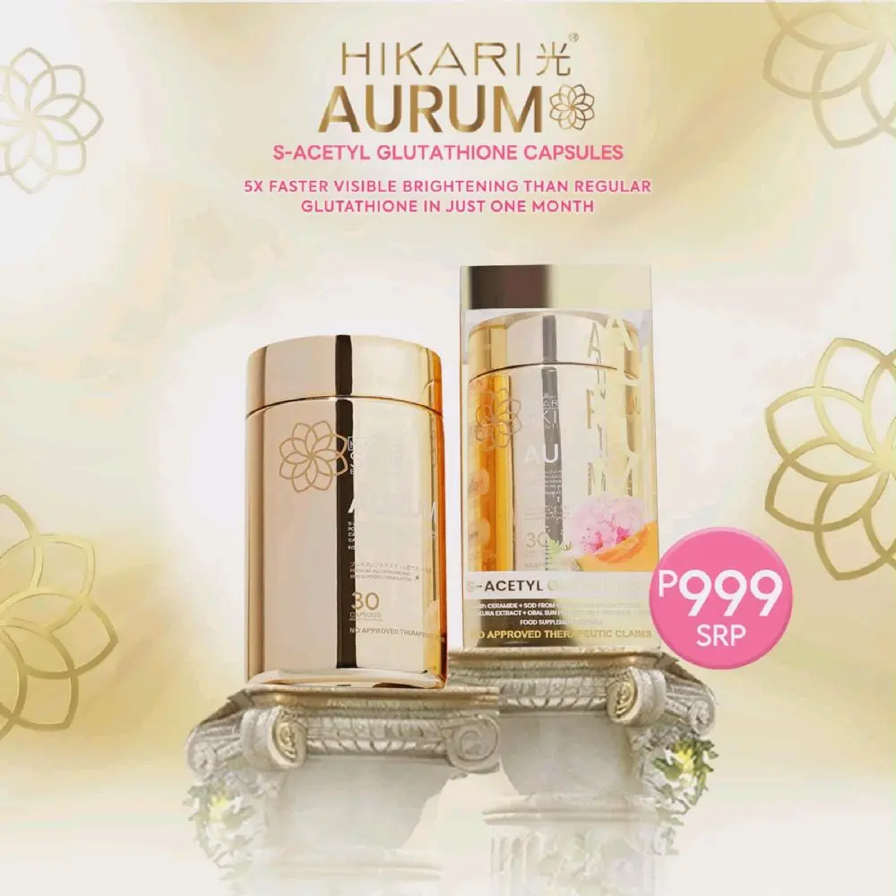 hikari aurum glutathione review HIKARI AURUM S-ACTYL GLUTATHIONE CAPSULES -FASTER VISIBLE BRIGHTENING  Beauty Supplement