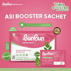 [ Satuan ] ASI Booster Sachet Dengan Triple Booster + Superfood - Pelancar & Peningkat Kualitas ASI Halal BPOM by BunBun