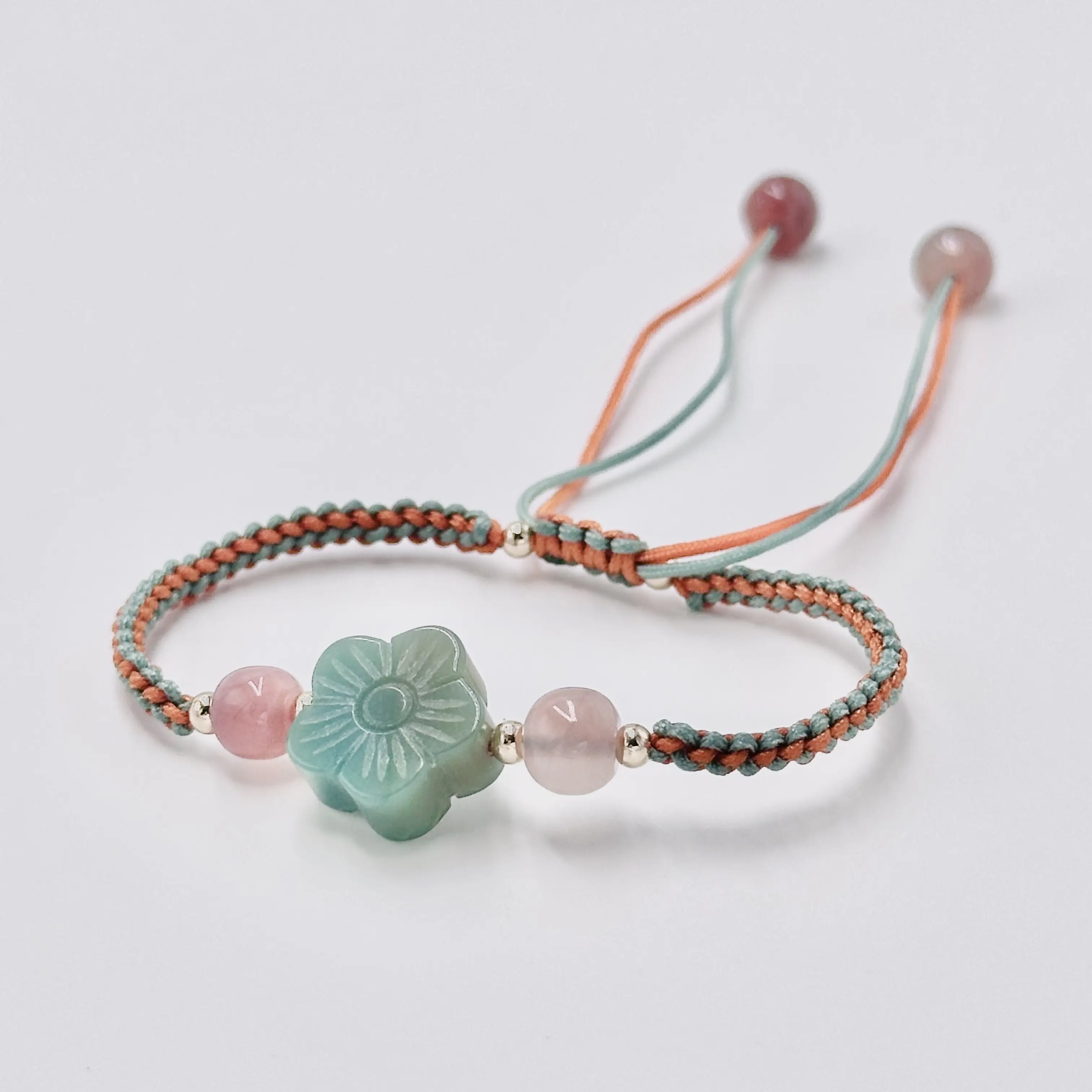 Adjustable Crystal Woven Bracelet