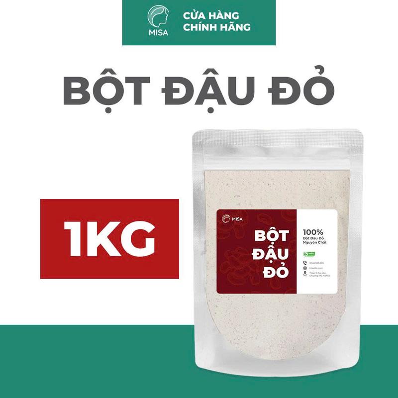 Bột đậu đỏ 1KG đắp mặt boddy - MISAVN