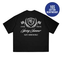 Gambar HLPD Weirdworld 16S Heavyweight Boxy Tee - Overdrive				 - BLACK, S dari HLPD WeirdWorld Kota Bandung 1 Tokopedia
