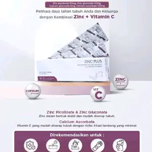 ZINC PLUS BANTU REDAKAN JERAWAT APOTEK MITRA FARMA OFFICIAL STORE