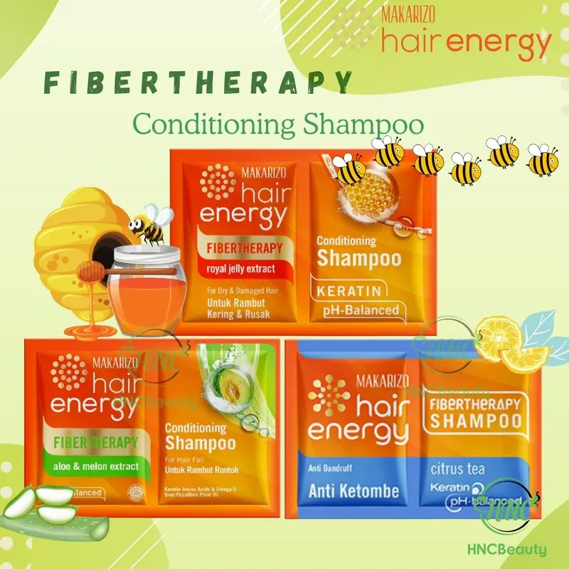 MAKARIZO Hair Energy Fibertherapy Conditioning Shampoo 10ml / 9ml Sachet 0