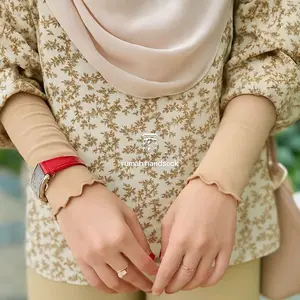 Handsock Curly 1 Layer / Manset Crucil 1 lane hitam