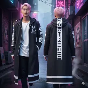 Anime cosplay Brahman manji Tokyo revengers Jubah Pria wanita
