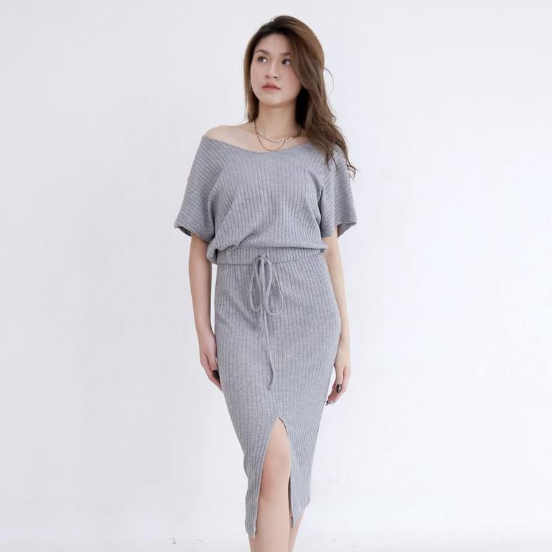 SAMELEVEL Christine Midi Knit Dress Slim 4