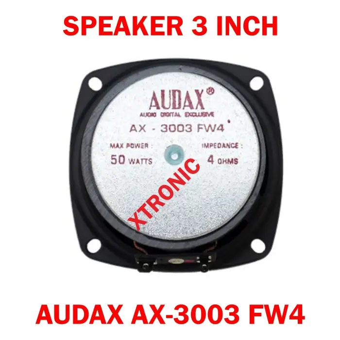 Speaker 3inch AX 3003 FW4 Speaker Audax AX3003 FW4 Woofer 3 inch 3in
