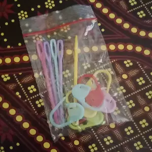 MADEBYBULAT - PAKET 2IN1 5PCS JARUM TAPESTRY + 10PCS LOCKING STITCH RAJUT