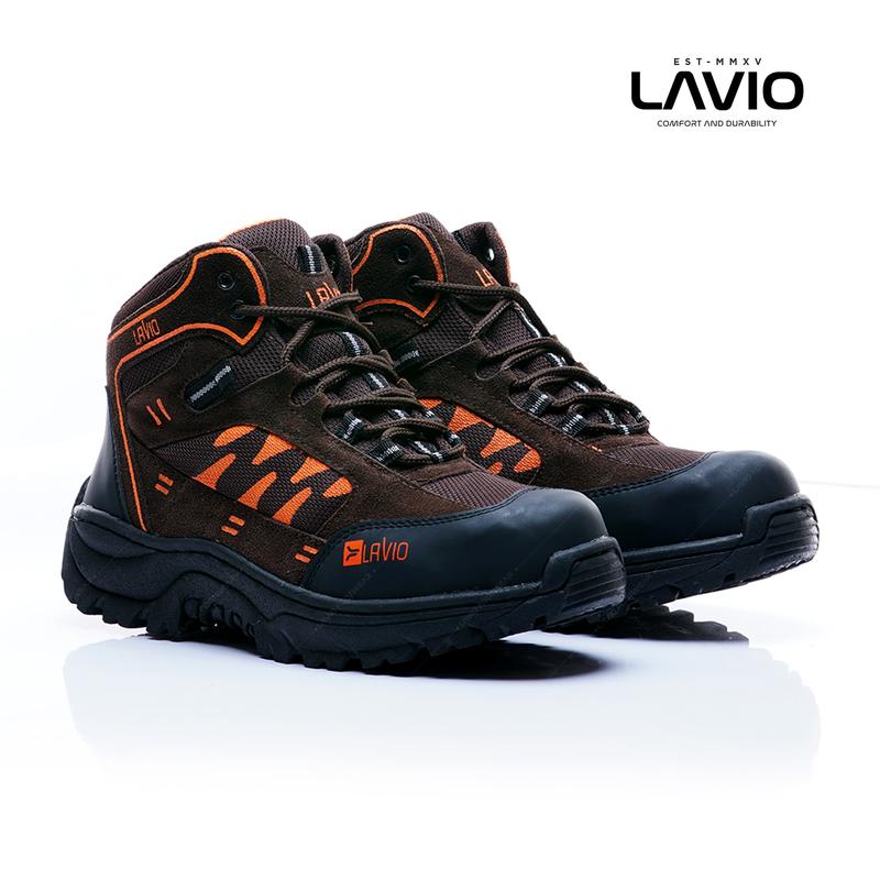 Sepatu Pria Safety Boots High Quality Premium Ujung Besi Sefty cowok Outdoor Hiking Mendaki Gunung Boot Kerja Lapangan Proyek Lavio Axel 3