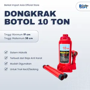Dongkrak Botol 10 Ton Hydraulic Jack untuk Truk