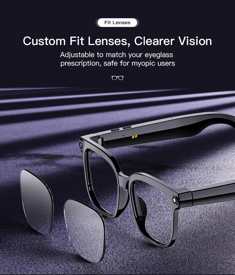 PEJE Smart Glasses 800W Camera AI Translate | OutdoorSmart Sport | Remote Photo & HD Video | Bluetooth 5.4 Music | Hands-Free Calling | IP65 Waterproof Kacamata Pintar Outdoor