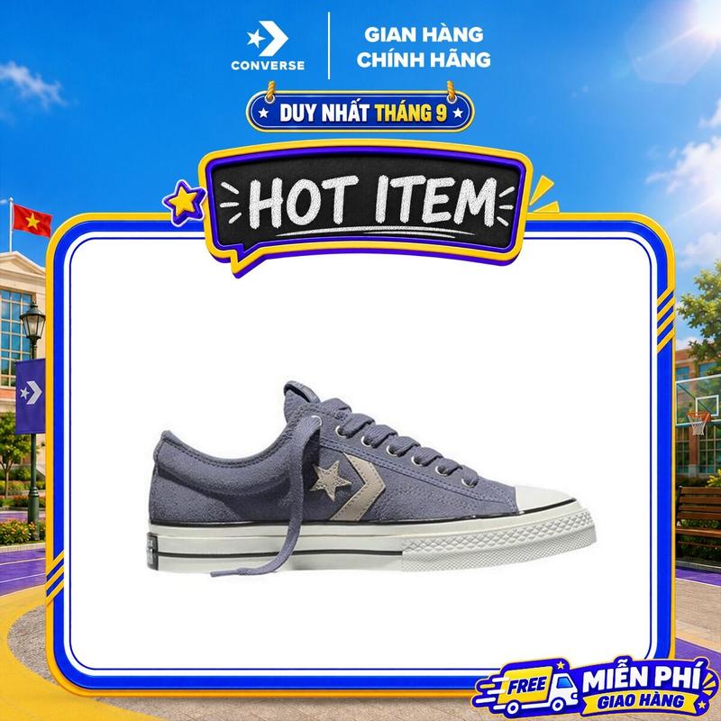 Giày Thể Thao Converse Star Player 76 Premium Canvas Men's - White