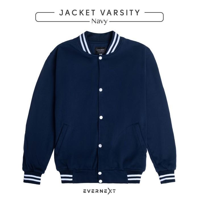 JAKET VARSITY PRIA JAKET COWOK BASEBALL JAKET FLEECE JAKET CASUAL PRIA 0
