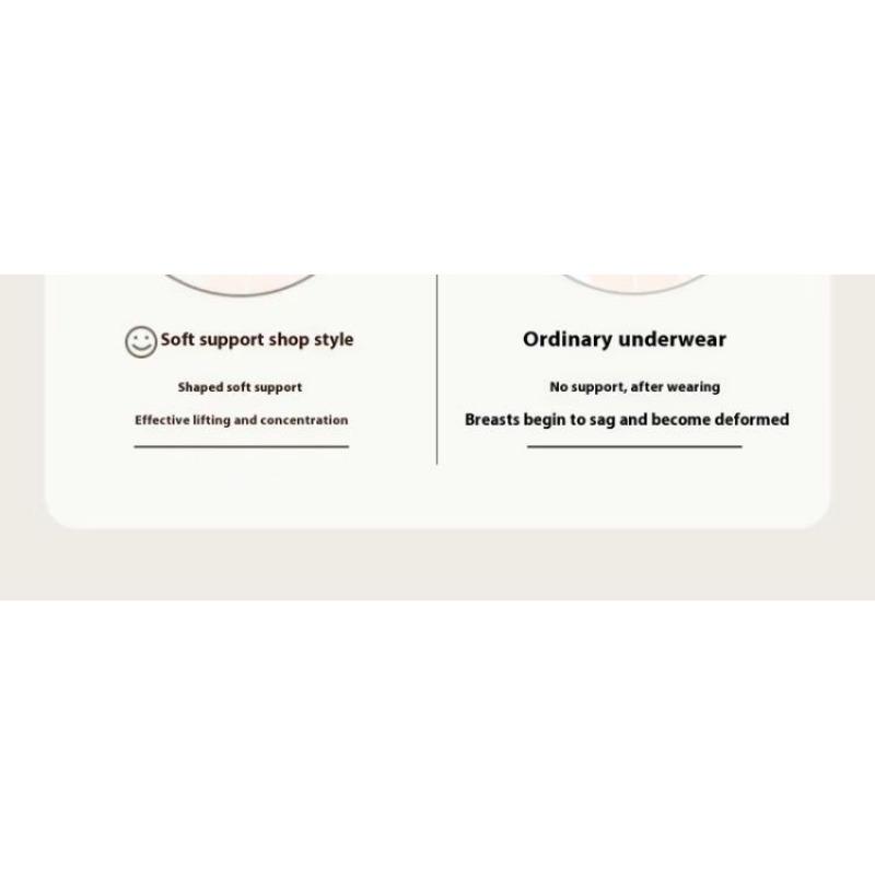Product Introduction of Bra Angkat, Tanpa Wayar dan Licin, Seluar Dalam Seksi Wanita, Cawan Tebal, Bra Separuh Cawan, Pakaian Dalam Wanita, Brassiere, [COD] 6