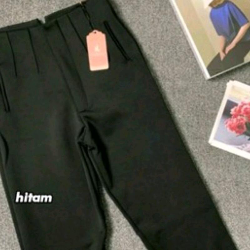 KD-Celana panjang wanita scuba pensil premium higwaist. 4