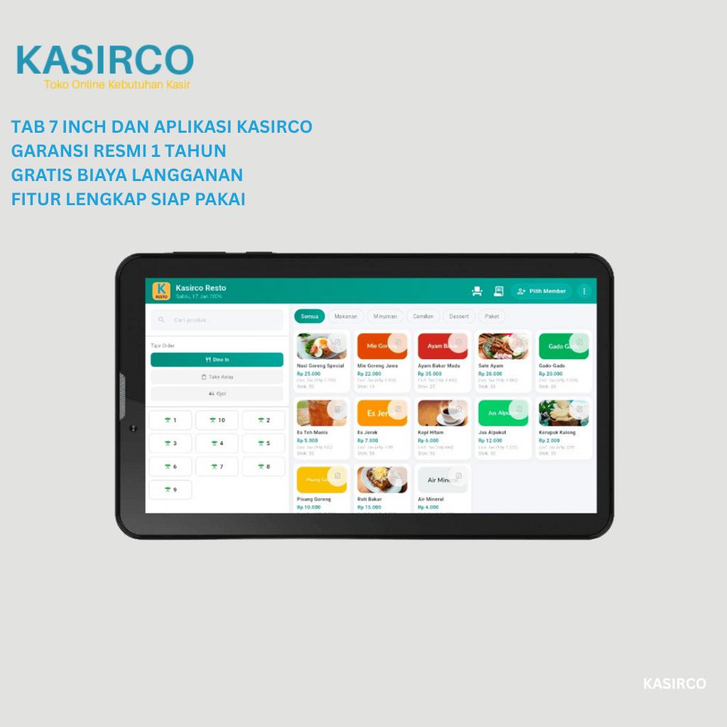 Tablet Kasir Android 7 Inch Siap Pakai Cocok Untuk Segala Jenis Usaha Siap Pakai Garansi Resmi