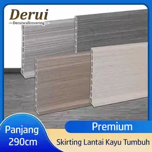 Lis Plint PVC 2.9m x 10cm – Skirting Board Anti Air & Rayap, Dekorasi Dinding Rumah Minimalis