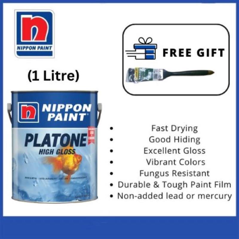 1L (P1) NIPPON PAINT Platone High Gloss Wood Metal Oil Based - TikTok ...