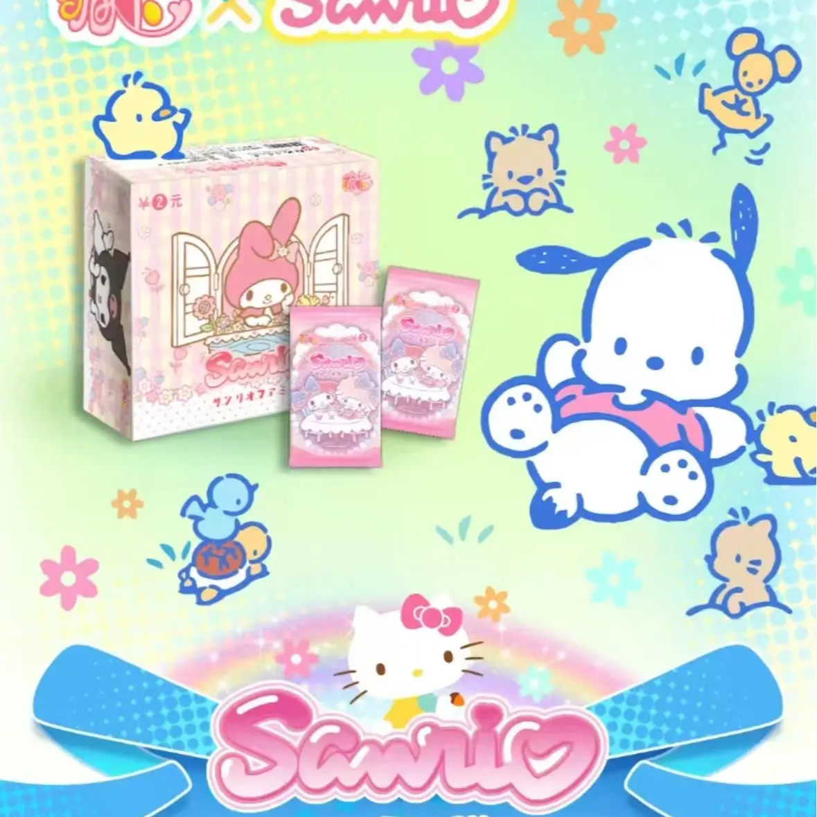 Kad Siri Mengka Sanrio 1, Kad Unboxing Kotak Misteri, Seluruh Kotak 30 Beg 90pcs Hiasan, Koleksi Hadiah, Sesuai untuk Kegunaan Berumur 15 Tahun atau Ke Atas