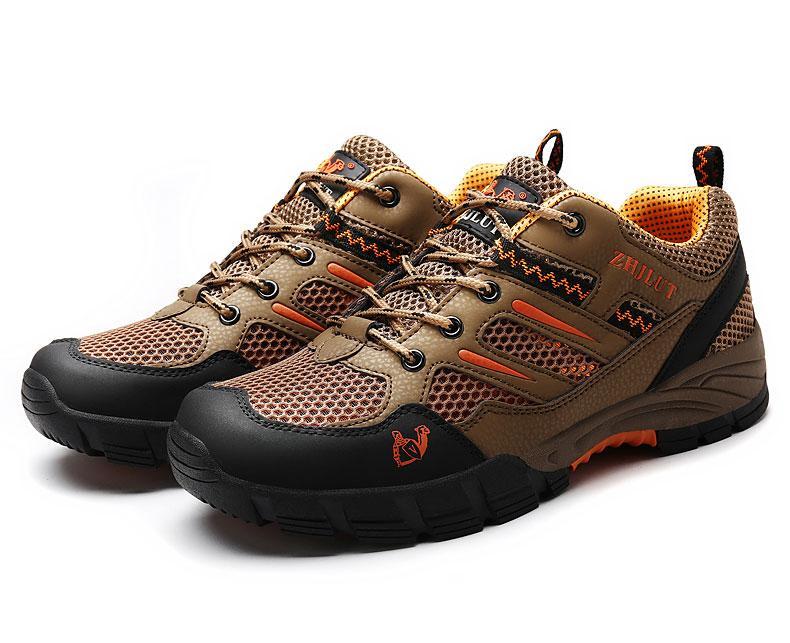 Product Introduction of New Fashion Breathable Hollow Thick-soled Mesh Shoes 36-44 Men's Simple Non-slip Cushioning Wear-resistant Outdoor Hiking Shoes Daily Comfortable Soft-soled Casual Sneakers 28