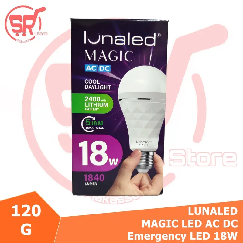 Lampu LED Emergency JAVOTEC / LUNALED MAGIC Bohlam LED Emergency / Lampu LED Darurat / Lampu LED Cerdas JAVOTEC & Merk Lainnya  ( SR Store MKS / SR Store Makassar ) lamp 5