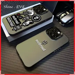 Premium matte Hard Casing Hp Iphone 15 Promax Maternal Case Untuk iPhone 15 14 13 12 11 pro max 11pro X Xr XSMAX 7PLUS 8PLUS 7+ Casing ip13 Promax kesing iP 15promax 14pro ip 14promax 13promax casing pelindung handphone