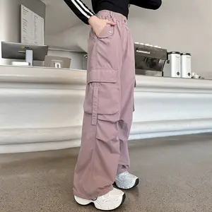 [COD] CELANA CARGO ANAK CEWEK SIZE 130-170 IMPORT PREMIUM - CELANA KULOT KARGO ANAK PEREMPUAN KOREAN STYLE UMUR 7-17 TAHUN