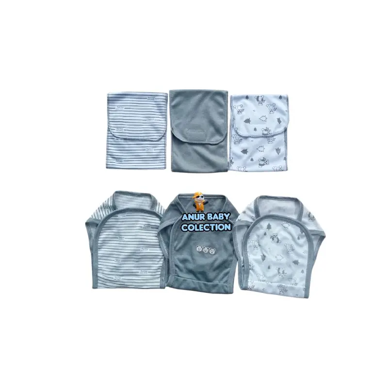 Talita baby.paket brojol 39PCS,paket lengkap baju bayi baru lahir,paket lengkap hemat seri Abu cowok/Cewek Katun-Parsel 7