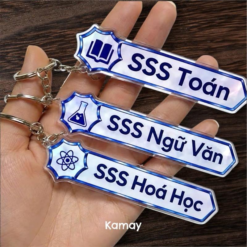 Móc khoá bậc Skin SSS Liên Quân, các môn học,… độc đáo - Kamay