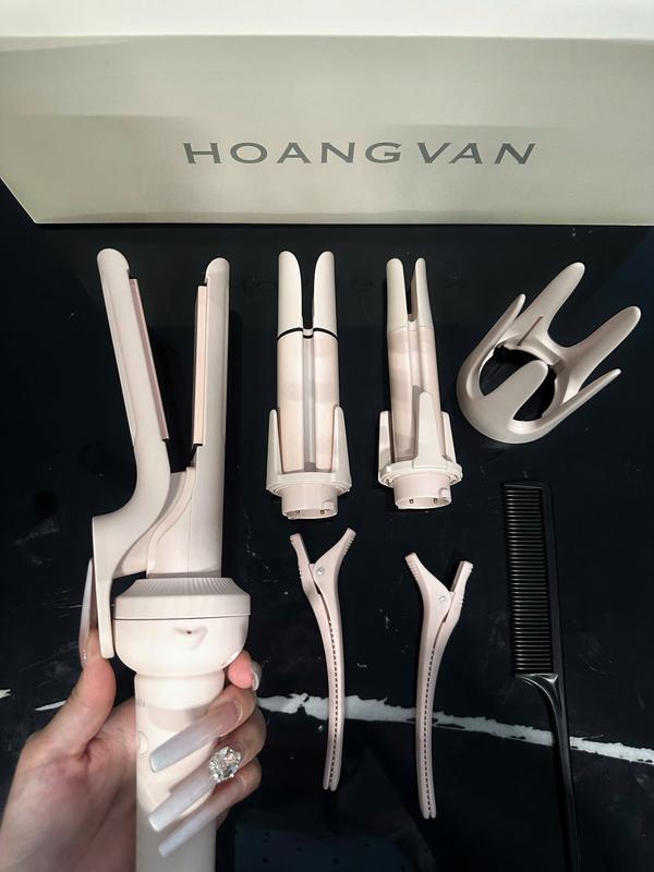 [DEAL SỐC][Phiên bản 2025] Máy uốn xoăn tự động PRO EXTRA  3++ nữ phiên bản 2025 PRO by HOANGVAN  chứa tinh chất dầu thực vật và toumalin làm bóng tóc, mềm tóc MÁY UỐN TÓC