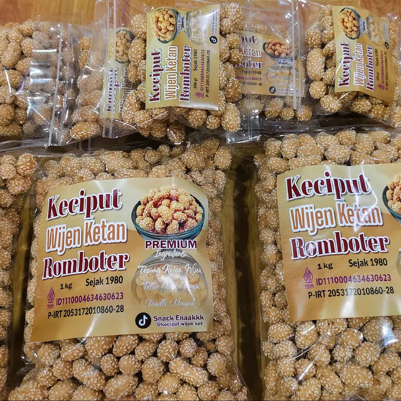 PAKET USAHA 100 GRAM  @10 PIECES  | Keciput Winjn Ketan Asli Andi 5
