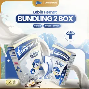 Etawamil WEIGHT GAIN Susu Kambing HALAL BPOM 1 KG 1000g Kambing Dairy Meningkatkan Berat Badan & Nafsu Makan Kaya Vitamin Mineral Bundling 2 Box