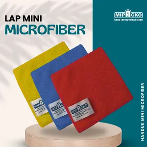 Mipacko Lap Kain Microfiber untuk Membersihkan Layar Handphone dan Kamera 10x10 cm