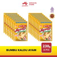 Gambar MASAKO Bumbu Kaldu Ayam Penyedap Rasa 230G (15pcs) - Dibuat Dengan Daging Ayam Asli Dan Rempah Pilihan dari Ajinomoto Official Store Kota Depok 1 Tokopedia