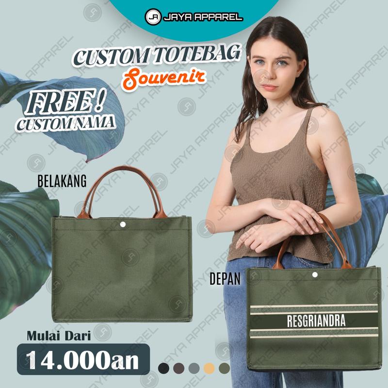Product Introduction of Tas Sovenir Nikah-Tas Sovenir Ulangtahun-Tas Seminar-Tas Arisan-Totebag-Gisel-LOTUS Hijau 30