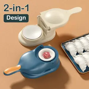 2 In 1 Manual Dumpling Mould Dough Presser Automatic Portable