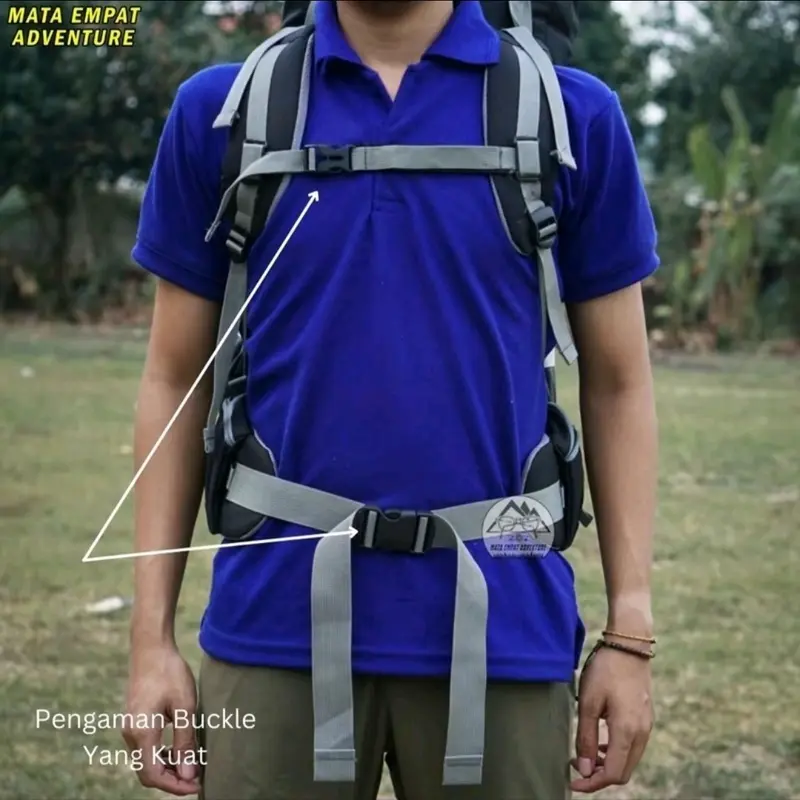 Tas CARRIER Mendaki Gunung 60 LITER Tas Hiking Kuat Awet 2