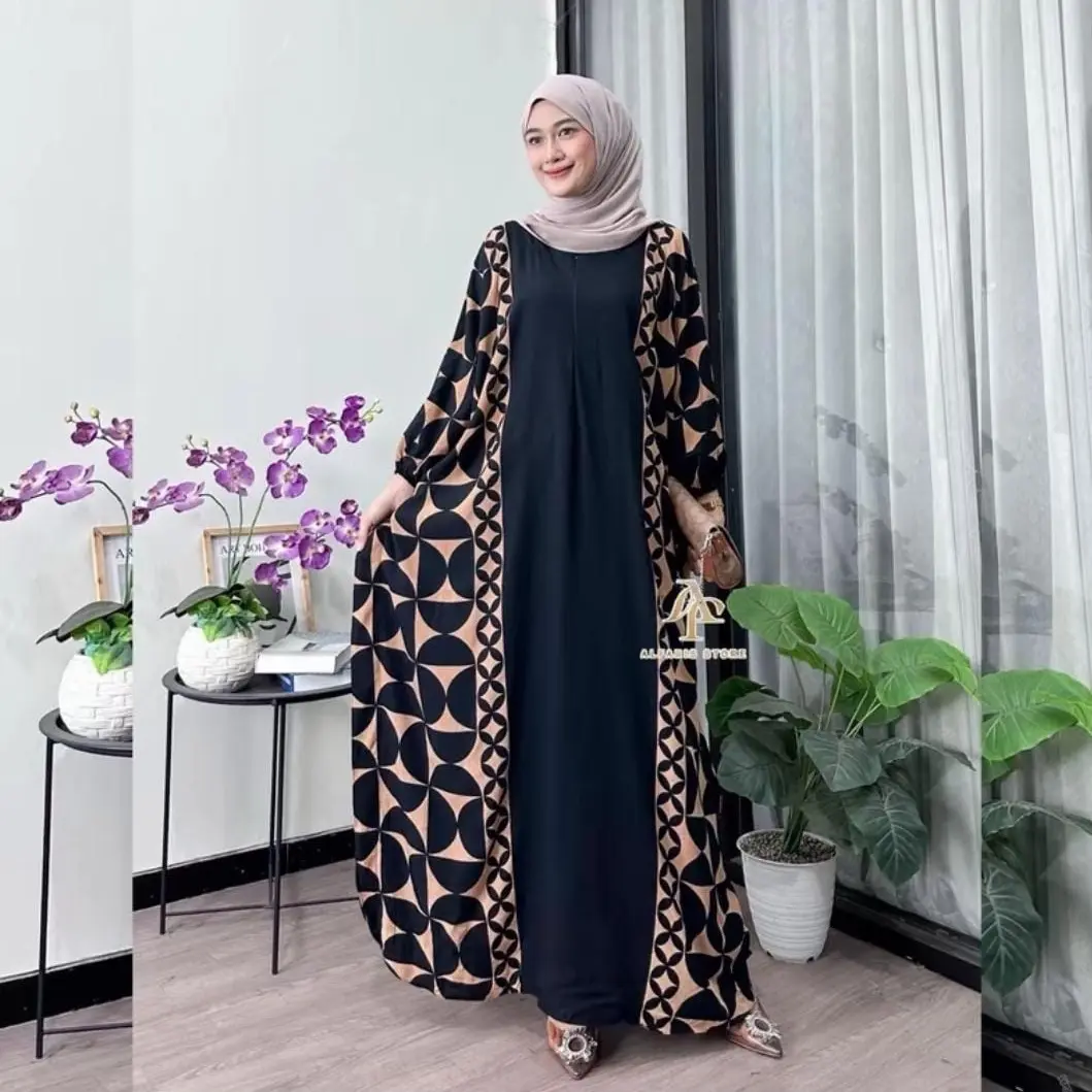 Kaftan Claudy Kaftan Rayon Premium Busui Baju Muslim Wanita Jumbo By Daster Qu Kaftan Simple Elegan