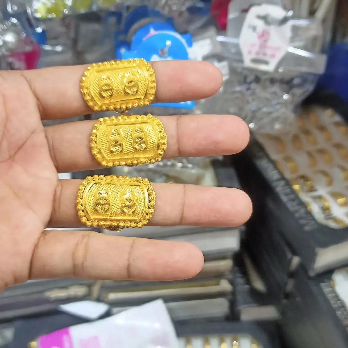 CINCIN DOUBEL CC LAPIS EMAS 24K