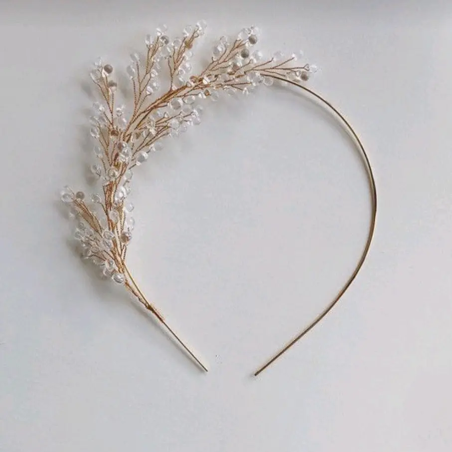 Bando mahkota cristal model simpel terbaru BND25GR