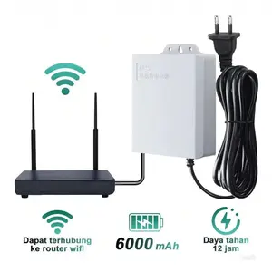 Ups 6000mAH Ups Mini 12v Untuk Wifi Ups Mini 12 Volt Ups Wifi Ups Cctv Ups Dc Mini Ups 12V2A