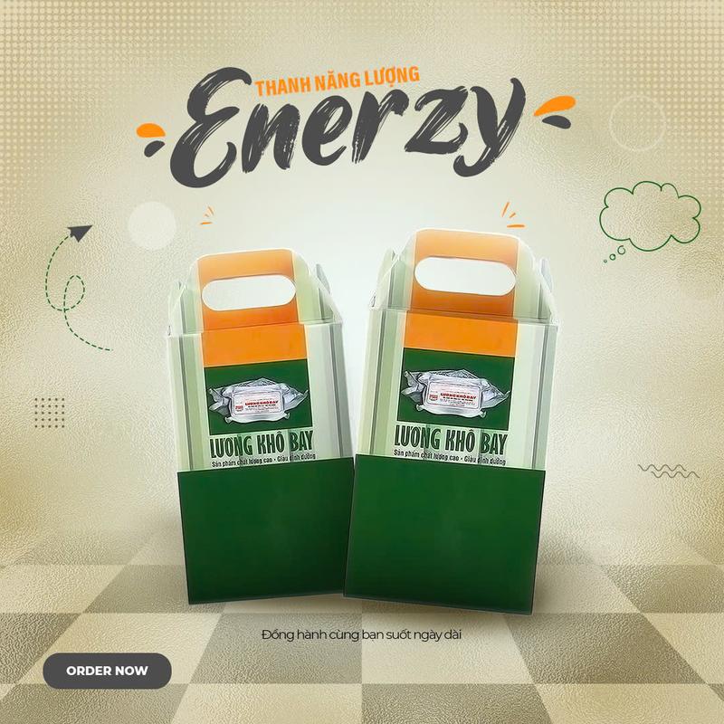 (2kg) Combo 2 hộp lương khô bay mỗi hộp 1kg. mỗi hộp có 10 gói mỗi gói 2 thanh tổng 20 thanh lương khô