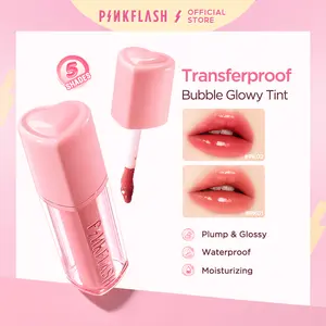 [Official]PINKFLASH Transferproof Bubble Glowy Tint Lips Bubble Long-lasting Smooth and Fresh 5 Shades Lip Tint L21