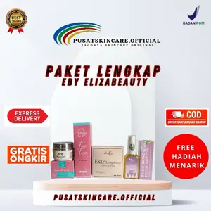 PAKET PERAWATAN KOMPLIT E.B.Y BY ELIZA BEAUTY SABUN SAMSAA