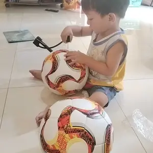 WILDSHOT WaveBlitz – Bola Sepak Size 5 PU Premium | Pantulan Stabil | Jahitan Kuat | Tahan Air