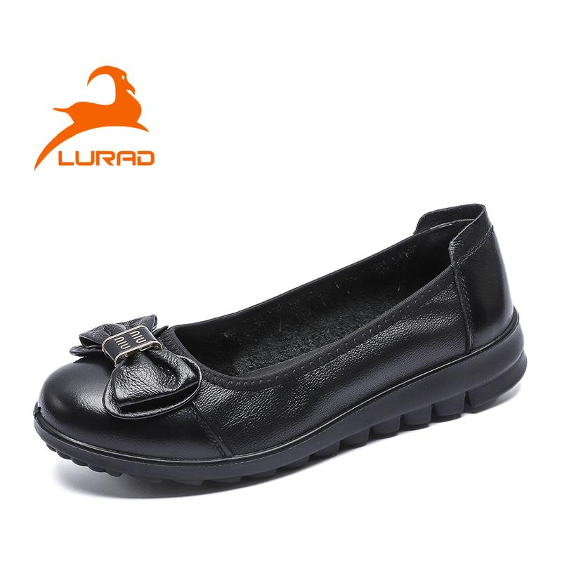 LURAD Sepatu Wanita Bahan Kualitas Bagus  Ootd Kantor Fashionable Slip On Cewek Anti Slip OOTD YJ1812 0